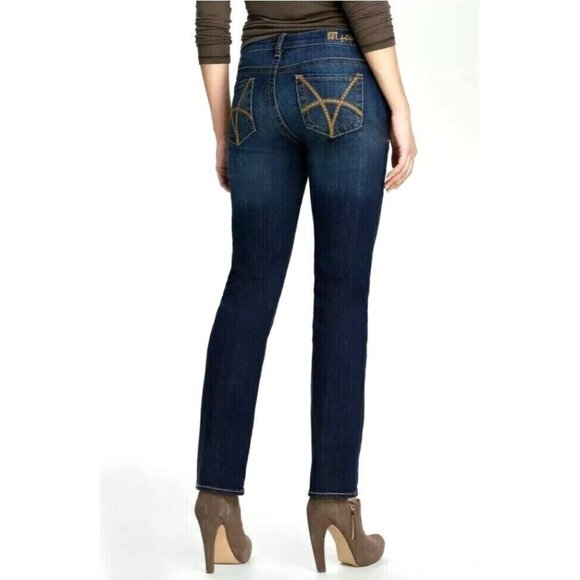 Kut From The Kloth Stevie Straight Leg Jeans Size 10 Blue Denim Womens Pants - Picture 2 of 14